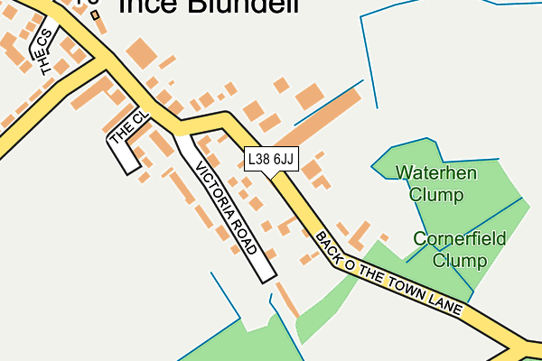 L38 6JJ map - OS OpenMap – Local (Ordnance Survey) L38 6JJ map - OS OpenMap – Local (Ordnance Survey)