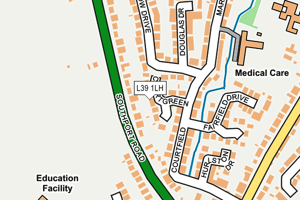 L39 1LH map - OS OpenMap – Local (Ordnance Survey) L39 1LH map - OS OpenMap – Local (Ordnance Survey)