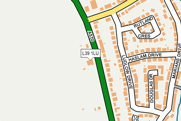 L39 1LU map - OS OpenMap – Local (Ordnance Survey) L39 1LU map - OS OpenMap – Local (Ordnance Survey)