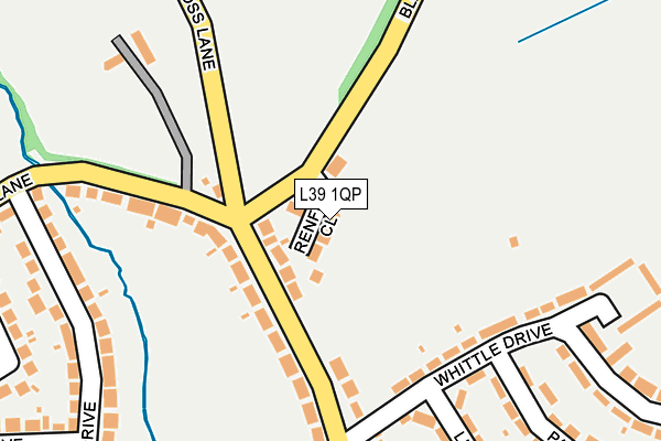 L39 1QP map - OS OpenMap – Local (Ordnance Survey) L39 1QP map - OS OpenMap – Local (Ordnance Survey)