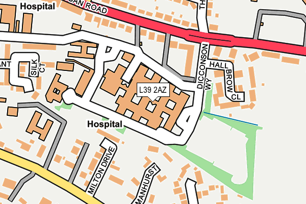 L39 2AZ map - OS OpenMap – Local (Ordnance Survey) L39 2AZ map - OS OpenMap – Local (Ordnance Survey)