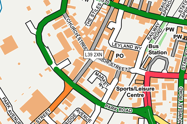 L39 2XN map - OS OpenMap – Local (Ordnance Survey) L39 2XN map - OS OpenMap – Local (Ordnance Survey)