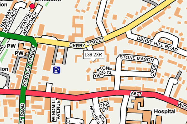 L39 2XR map - OS OpenMap – Local (Ordnance Survey) L39 2XR map - OS OpenMap – Local (Ordnance Survey)