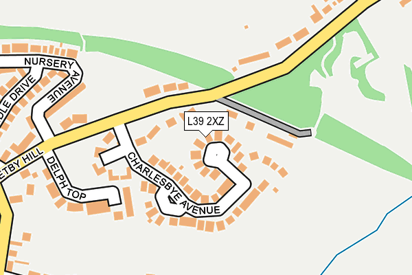 L39 2XZ map - OS OpenMap – Local (Ordnance Survey) L39 2XZ map - OS OpenMap – Local (Ordnance Survey)