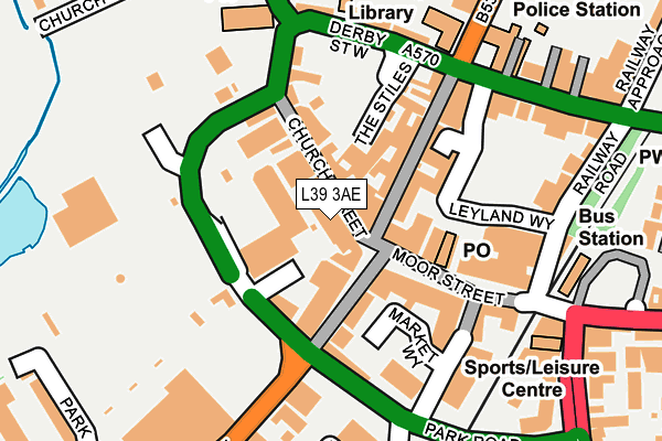 L39 3AE map - OS OpenMap – Local (Ordnance Survey) L39 3AE map - OS OpenMap – Local (Ordnance Survey)