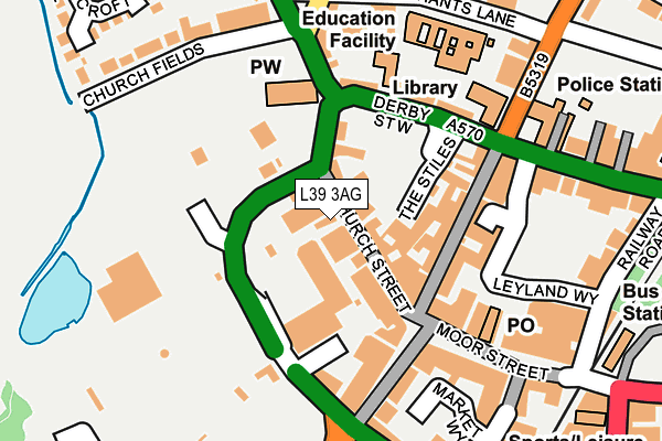 L39 3AG map - OS OpenMap – Local (Ordnance Survey) L39 3AG map - OS OpenMap – Local (Ordnance Survey)