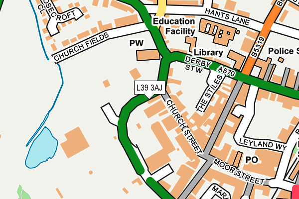 L39 3AJ map - OS OpenMap – Local (Ordnance Survey) L39 3AJ map - OS OpenMap – Local (Ordnance Survey)