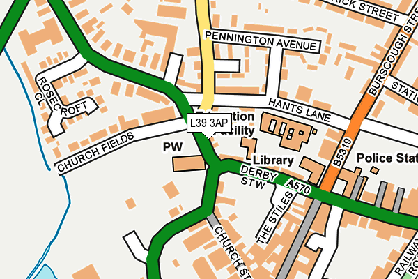 L39 3AP map - OS OpenMap – Local (Ordnance Survey) L39 3AP map - OS OpenMap – Local (Ordnance Survey)