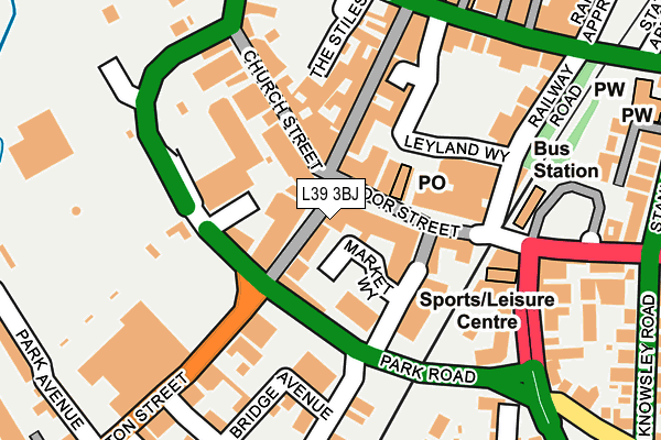 L39 3BJ map - OS OpenMap – Local (Ordnance Survey) L39 3BJ map - OS OpenMap – Local (Ordnance Survey)