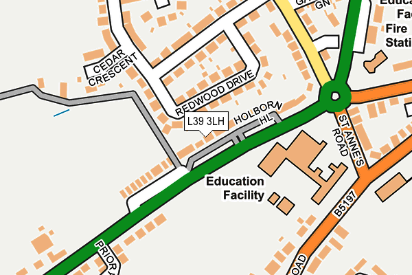 L39 3LH map - OS OpenMap – Local (Ordnance Survey) L39 3LH map - OS OpenMap – Local (Ordnance Survey)