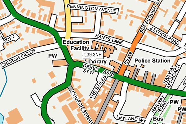 L39 3NH map - OS OpenMap – Local (Ordnance Survey) L39 3NH map - OS OpenMap – Local (Ordnance Survey)