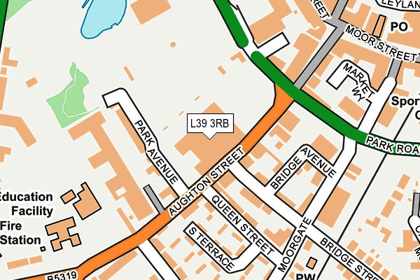 L39 3RB map - OS OpenMap – Local (Ordnance Survey) L39 3RB map - OS OpenMap – Local (Ordnance Survey)