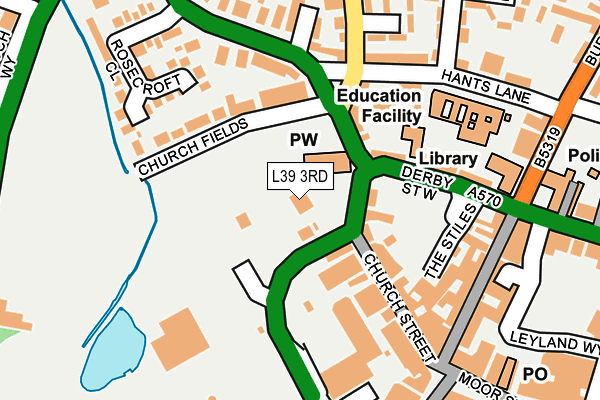 L39 3RD map - OS OpenMap – Local (Ordnance Survey) L39 3RD map - OS OpenMap – Local (Ordnance Survey)