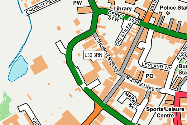 L39 3RN map - OS OpenMap – Local (Ordnance Survey) L39 3RN map - OS OpenMap – Local (Ordnance Survey)