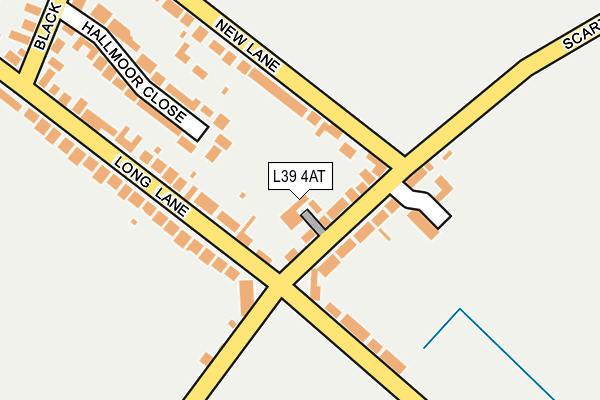 L39 4AT map - OS OpenMap – Local (Ordnance Survey) L39 4AT map - OS OpenMap – Local (Ordnance Survey)