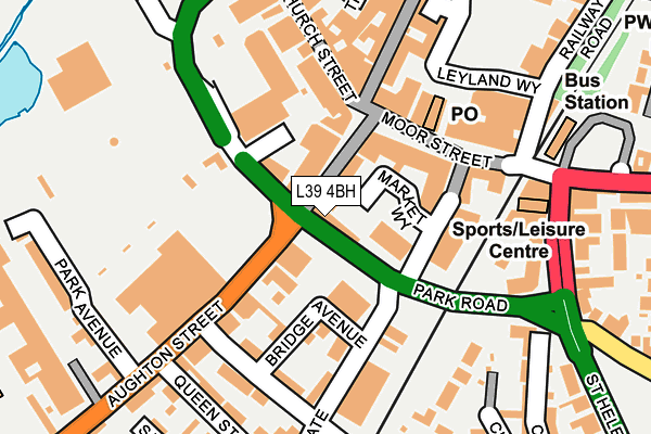 L39 4BH map - OS OpenMap – Local (Ordnance Survey)