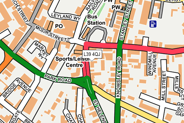 L39 4QJ map - OS OpenMap – Local (Ordnance Survey) L39 4QJ map - OS OpenMap – Local (Ordnance Survey)