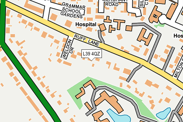 L39 4QZ map - OS OpenMap – Local (Ordnance Survey) L39 4QZ map - OS OpenMap – Local (Ordnance Survey)