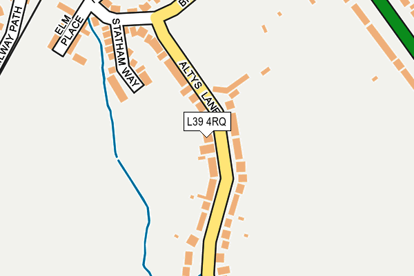 L39 4RQ map - OS OpenMap – Local (Ordnance Survey) L39 4RQ map - OS OpenMap – Local (Ordnance Survey)