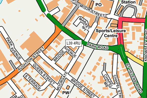 L39 4RU map - OS OpenMap – Local (Ordnance Survey) L39 4RU map - OS OpenMap – Local (Ordnance Survey)