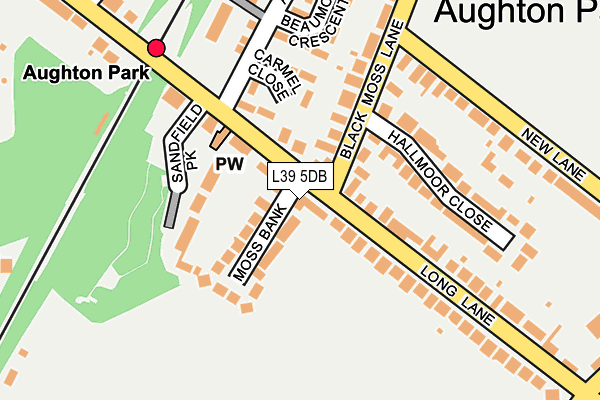 L39 5DB map - OS OpenMap – Local (Ordnance Survey) L39 5DB map - OS OpenMap – Local (Ordnance Survey)