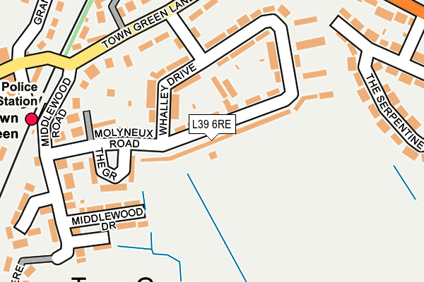 L39 6RE map - OS OpenMap – Local (Ordnance Survey) L39 6RE map - OS OpenMap – Local (Ordnance Survey)