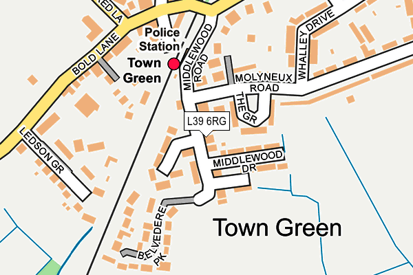 L39 6RG map - OS OpenMap – Local (Ordnance Survey) L39 6RG map - OS OpenMap – Local (Ordnance Survey)