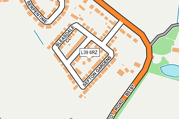 L39 6RZ map - OS OpenMap – Local (Ordnance Survey) L39 6RZ map - OS OpenMap – Local (Ordnance Survey)