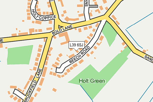 L39 6SJ map - OS OpenMap – Local (Ordnance Survey) L39 6SJ map - OS OpenMap – Local (Ordnance Survey)