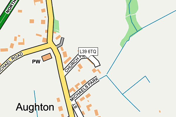 L39 6TQ map - OS OpenMap – Local (Ordnance Survey)