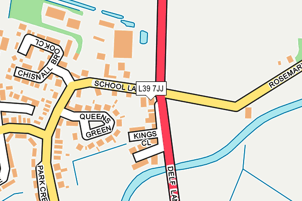 L39 7JJ map - OS OpenMap – Local (Ordnance Survey) L39 7JJ map - OS OpenMap – Local (Ordnance Survey)