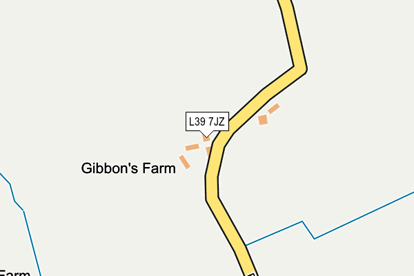 L39 7JZ map - OS OpenMap – Local (Ordnance Survey) L39 7JZ map - OS OpenMap – Local (Ordnance Survey)
