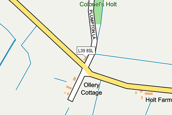 L39 8SL map - OS OpenMap – Local (Ordnance Survey) L39 8SL map - OS OpenMap – Local (Ordnance Survey)