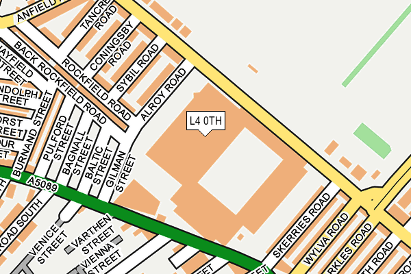 L4 0TH map - OS OpenMap – Local (Ordnance Survey) L4 0TH map - OS OpenMap – Local (Ordnance Survey)