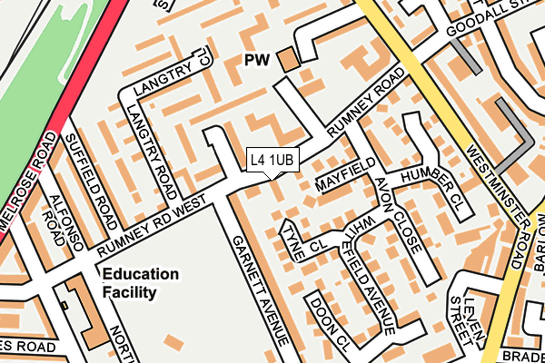 L4 1UB map - OS OpenMap – Local (Ordnance Survey) L4 1UB map - OS OpenMap – Local (Ordnance Survey)