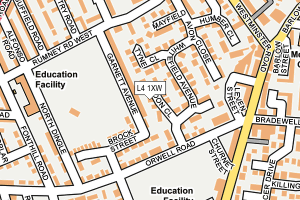L4 1XW map - OS OpenMap – Local (Ordnance Survey) L4 1XW map - OS OpenMap – Local (Ordnance Survey)