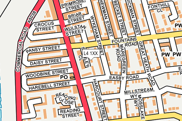 L4 1XX map - OS OpenMap – Local (Ordnance Survey) L4 1XX map - OS OpenMap – Local (Ordnance Survey)