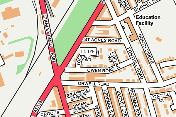 L4 1YF map - OS OpenMap – Local (Ordnance Survey) L4 1YF map - OS OpenMap – Local (Ordnance Survey)