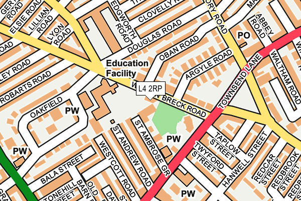 L4 2RP map - OS OpenMap – Local (Ordnance Survey) L4 2RP map - OS OpenMap – Local (Ordnance Survey)