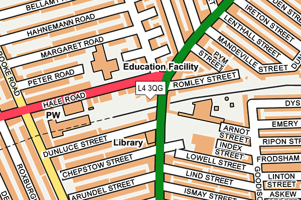L4 3QG map - OS OpenMap – Local (Ordnance Survey) L4 3QG map - OS OpenMap – Local (Ordnance Survey)