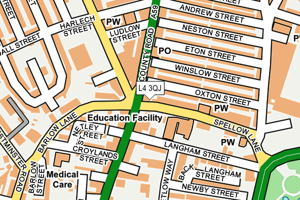 L4 3QJ map - OS OpenMap – Local (Ordnance Survey) L4 3QJ map - OS OpenMap – Local (Ordnance Survey)