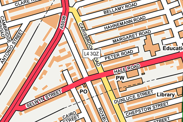 L4 3QZ map - OS OpenMap – Local (Ordnance Survey) L4 3QZ map - OS OpenMap – Local (Ordnance Survey)