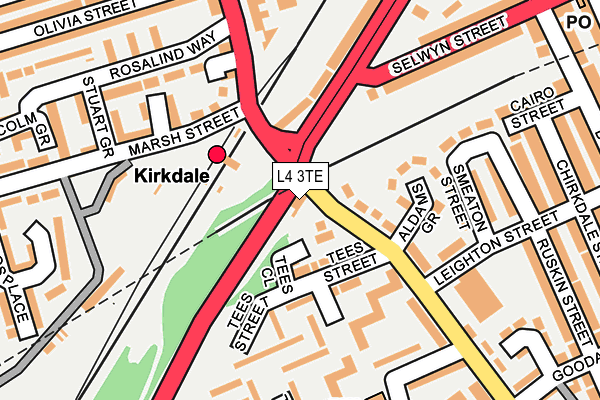 L4 3TE map - OS OpenMap – Local (Ordnance Survey) L4 3TE map - OS OpenMap – Local (Ordnance Survey)