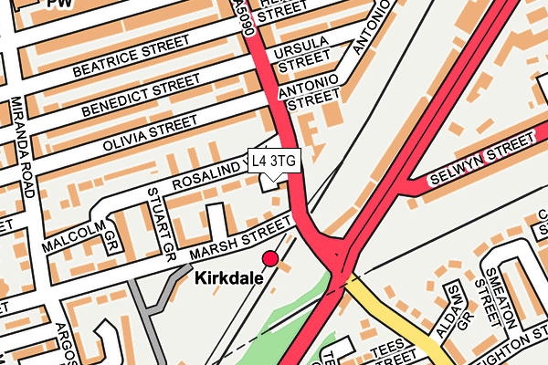 L4 3TG map - OS OpenMap – Local (Ordnance Survey) L4 3TG map - OS OpenMap – Local (Ordnance Survey)