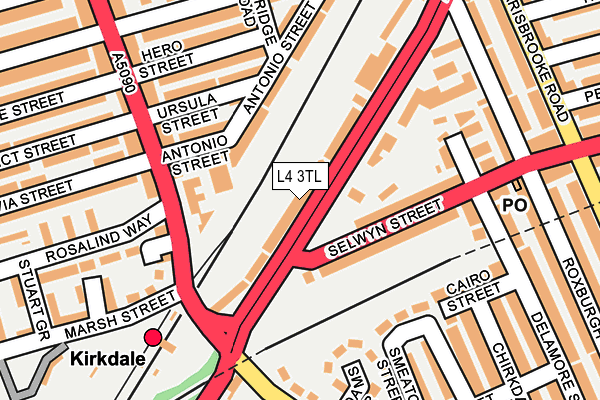 L4 3TL map - OS OpenMap – Local (Ordnance Survey) L4 3TL map - OS OpenMap – Local (Ordnance Survey)