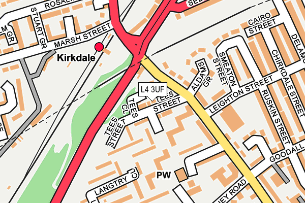 L4 3UF map - OS OpenMap – Local (Ordnance Survey) L4 3UF map - OS OpenMap – Local (Ordnance Survey)