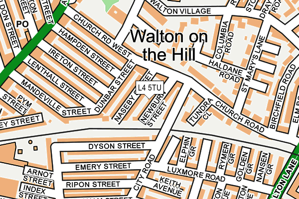 L4 5TU map - OS OpenMap – Local (Ordnance Survey) L4 5TU map - OS OpenMap – Local (Ordnance Survey)