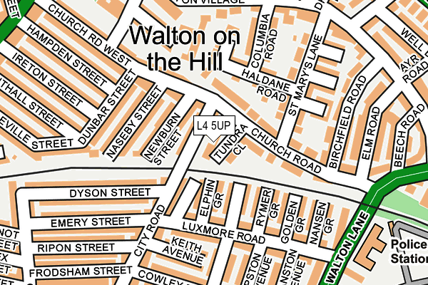 L4 5UP map - OS OpenMap – Local (Ordnance Survey) L4 5UP map - OS OpenMap – Local (Ordnance Survey)