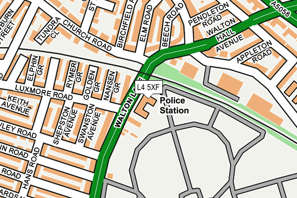 L4 5XF map - OS OpenMap – Local (Ordnance Survey) L4 5XF map - OS OpenMap – Local (Ordnance Survey)