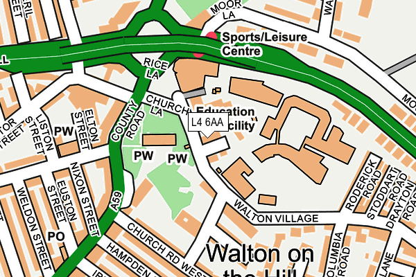 L4 6AA map - OS OpenMap – Local (Ordnance Survey) L4 6AA map - OS OpenMap – Local (Ordnance Survey)